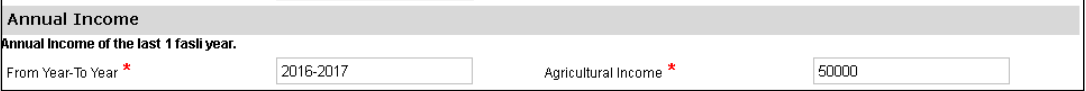 agriculturist income certificate 
